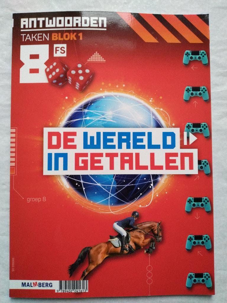 De Wereld in Getallen Antwoordenboek/Groep 8-FS Blok 1 t/m 9, Boeken, Schoolboeken, Ophalen of Verzenden, Nieuw, Overige niveaus
