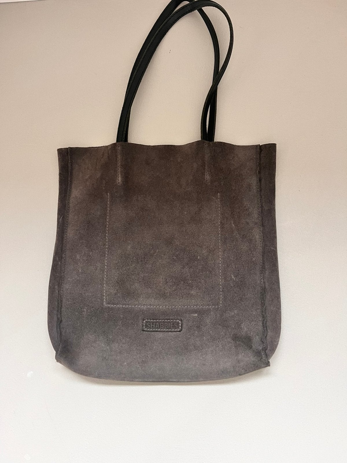 Leren tas shabbies, Ophalen of Verzenden, Zo goed als nieuw, Bruin, Handtas