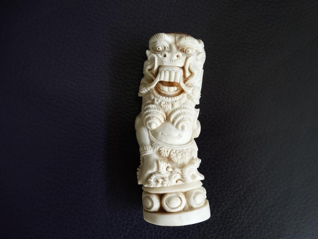 Snijwerk beeld uit hertshoorn, mytisch wezen, godheid, Verzenden