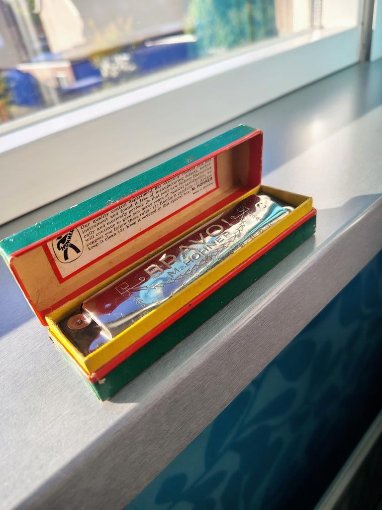 Ouderwetse mondharmonica, Ophalen of Verzenden, Gebruikt, Overige typen