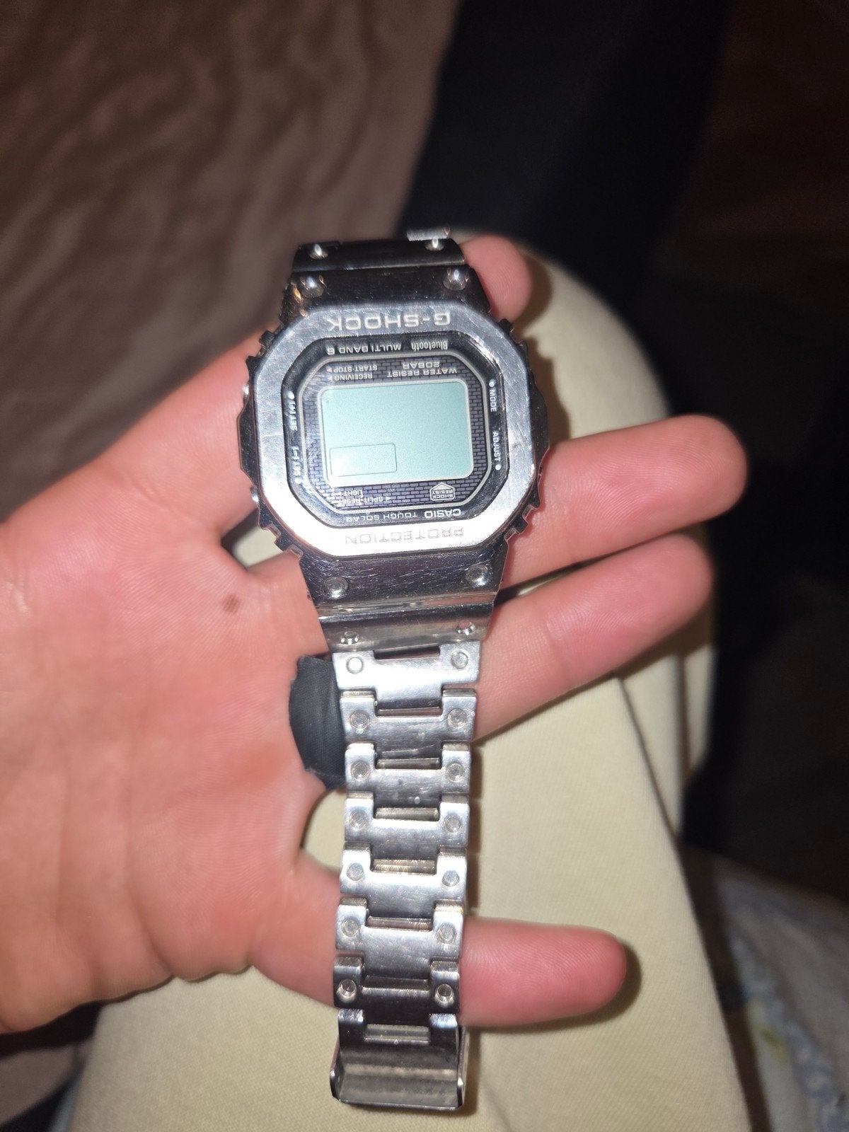 Casio G-SHOCK GMW-B5000 zo goed als nieuw-, Sieraden, Tassen en Uiterlijk, Horloges | Heren, Staal, Polshorloge, Ophalen of Verzenden
