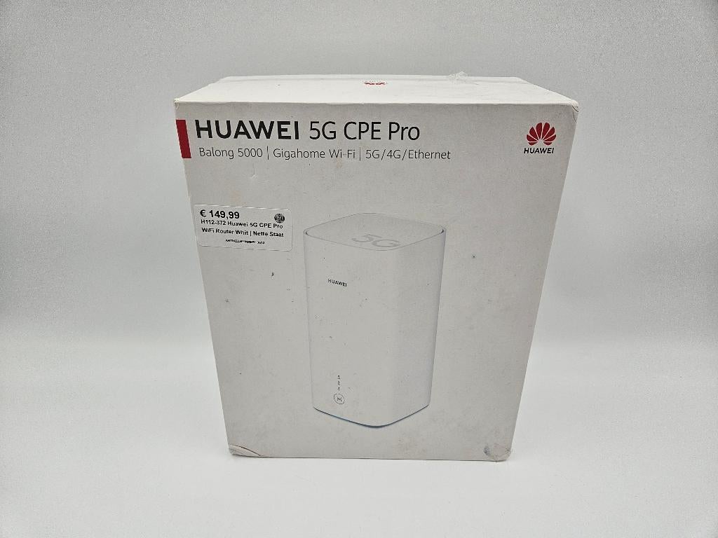 H112-372 Huawei 5G CPE Pro WiFi Router Whit | Nette Staat, Computers en Software, Routers en Modems, Zo goed als nieuw, Ophalen of Verzenden