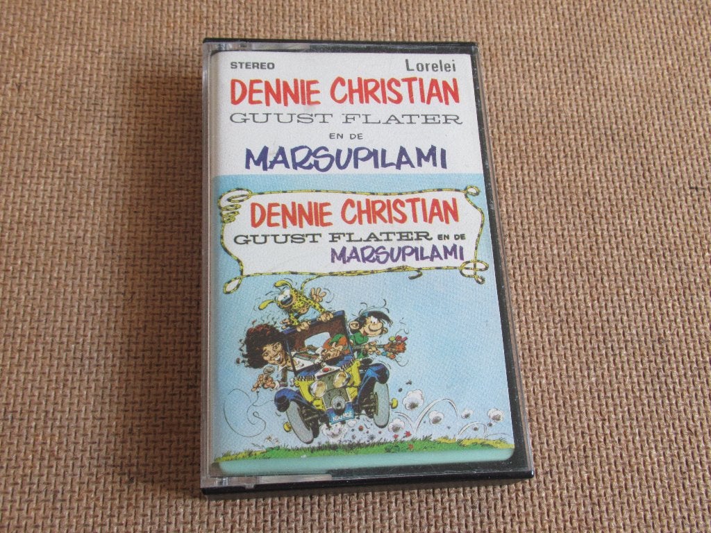 Dennie Christan Guust Flater en de Marsupilami cassetteband, Verzenden, 1 bandje, Zo goed als nieuw, Origineel