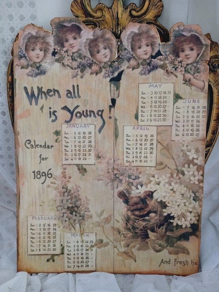 Victoriaanse kalender 1896..., Verzenden