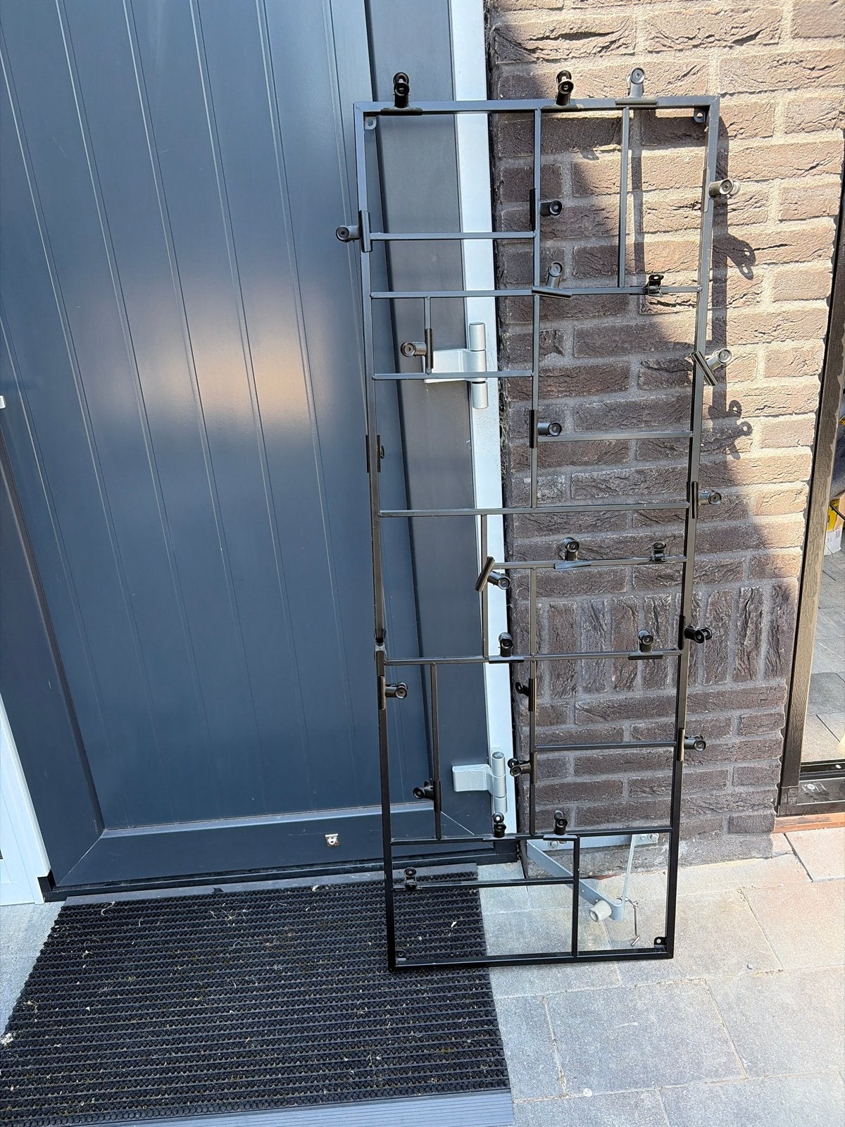 Wandrek XXL met clips - Zwart 150x55 cm, Ophalen, Zo goed als nieuw