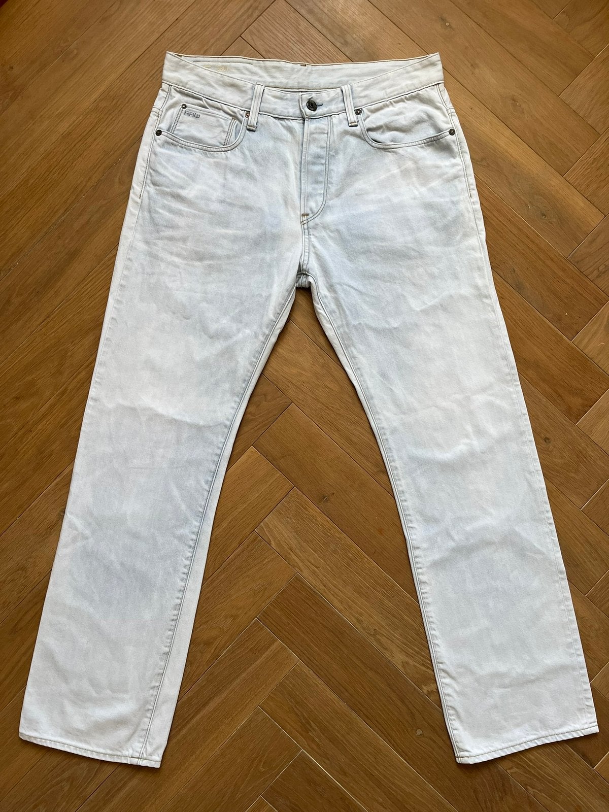 G- star 3301 straight broek jeans Loose Z.G.A.N W33 L32, Ophalen of Verzenden, Zo goed als nieuw, Overige kleuren, W33 - W34 (confectie 48/50)