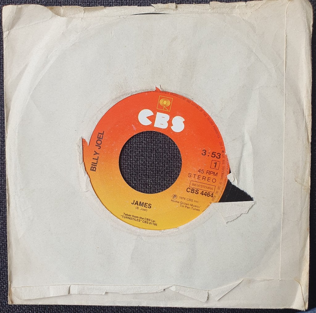 Billy Joel - James, Verzenden, Gebruikt, 7 inch, Pop