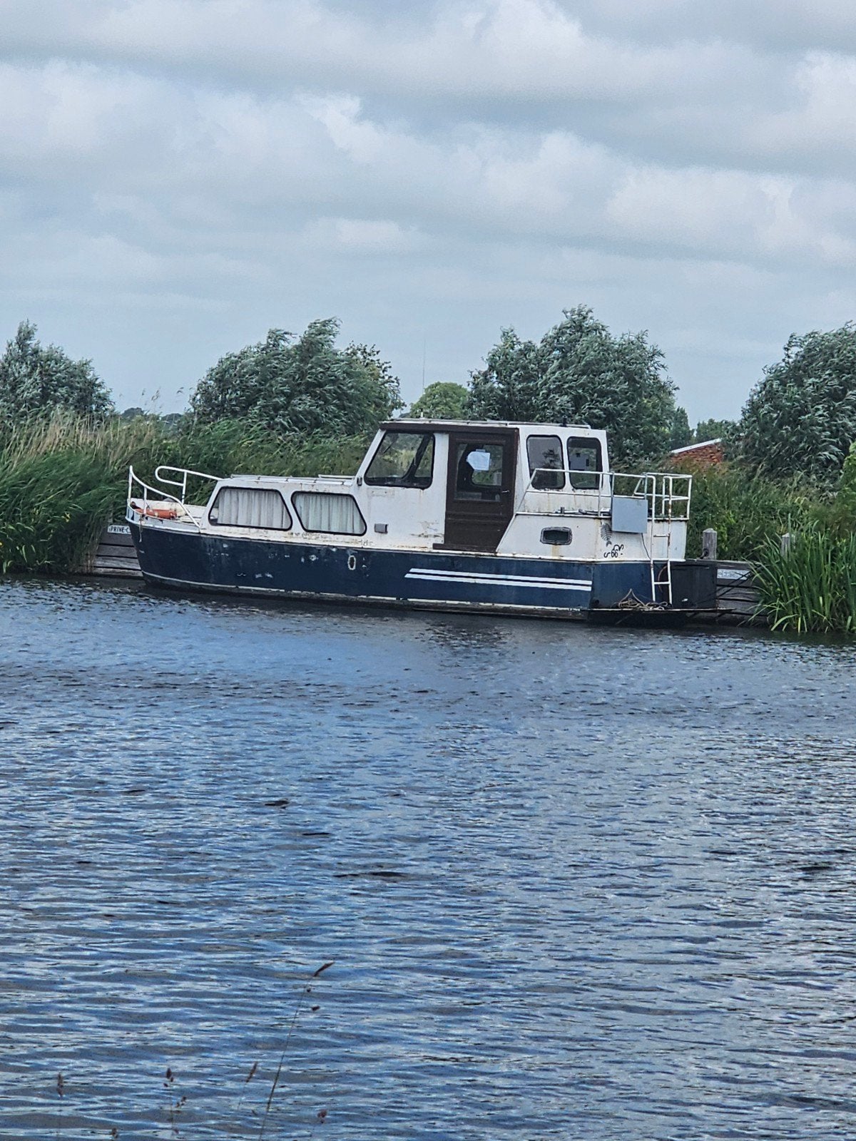 Motorboot 8.50 met defecte motor - Perkins 4.108 Diesel, Ophalen, Overige merken, Gebruikt, Binnenboordmotor