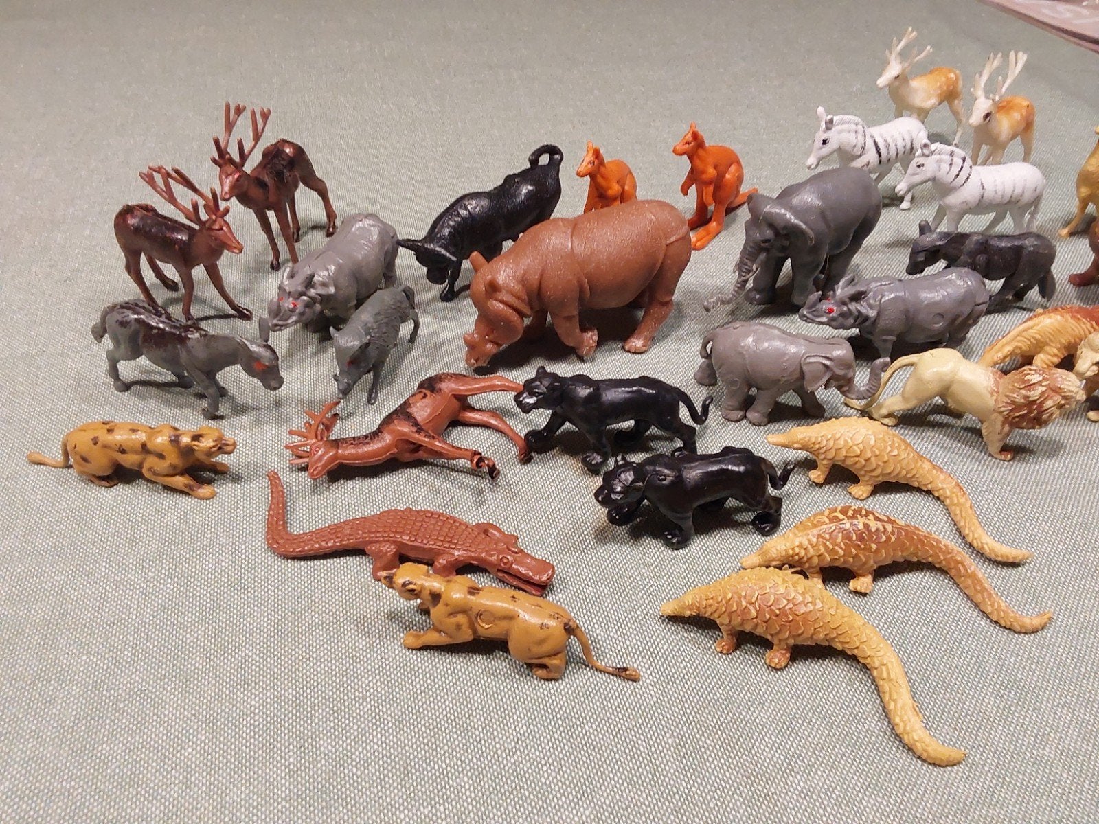 Grote verzameling plastic dierentuin dieren. 32 stuks., Ophalen of Verzenden, Gebruikt, Jongen of Meisje