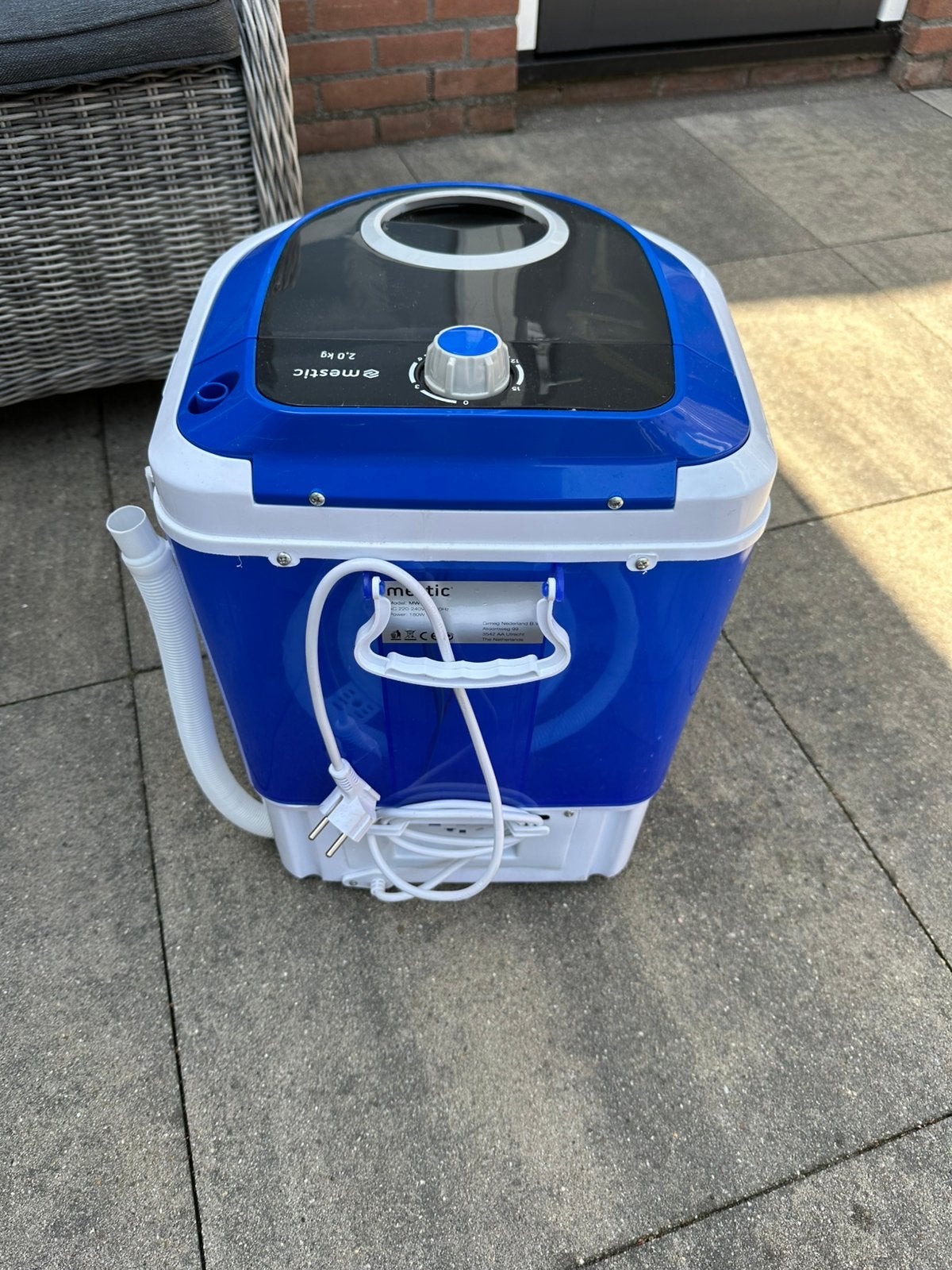 Camping wasmachine, Ophalen, Zo goed als nieuw