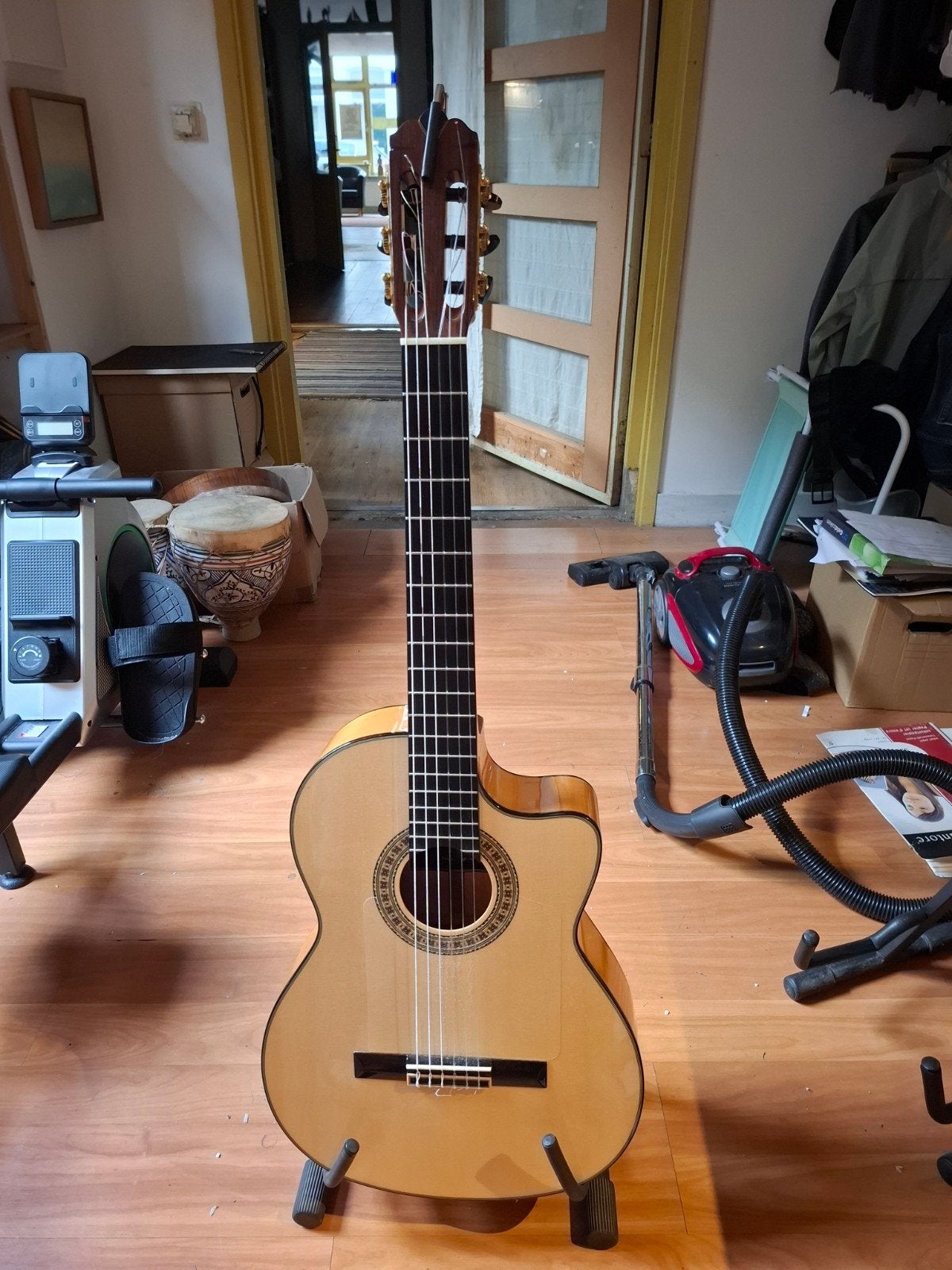 flamenco gitaar met piëzo...Vendimia AF 180, Muziek en Instrumenten, Ophalen of Verzenden, Klassieke of Spaanse gitaar