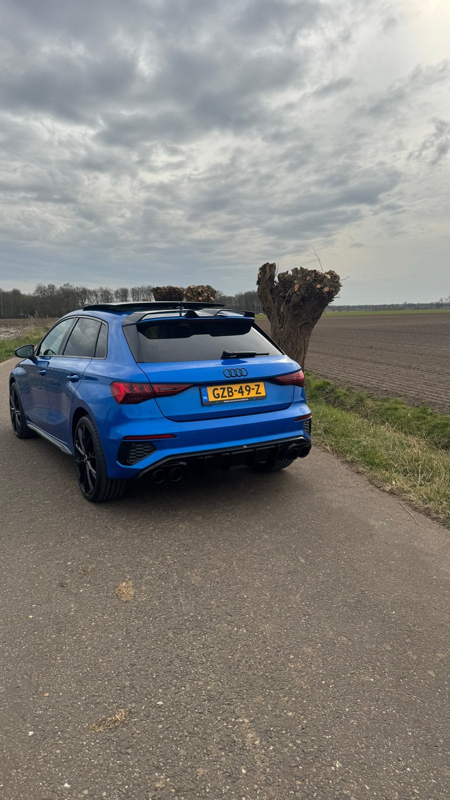 Audi A3 40 Tfsi e 204pk Phev S-tronic 2021 Blauw, Auto's, 4 cilinders, 1535 kg, Blauw, Plug-in hybride