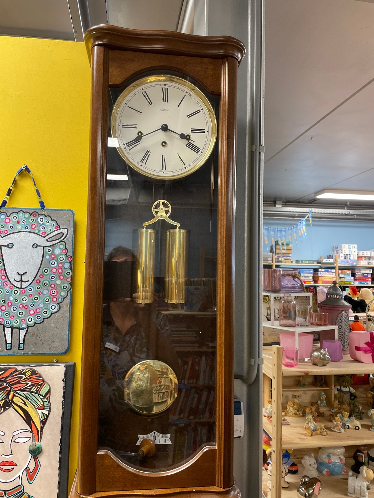 Hermle hangende/staande Klok - Klassiek Design, Antiek en Kunst, Antiek | Klokken, Ophalen