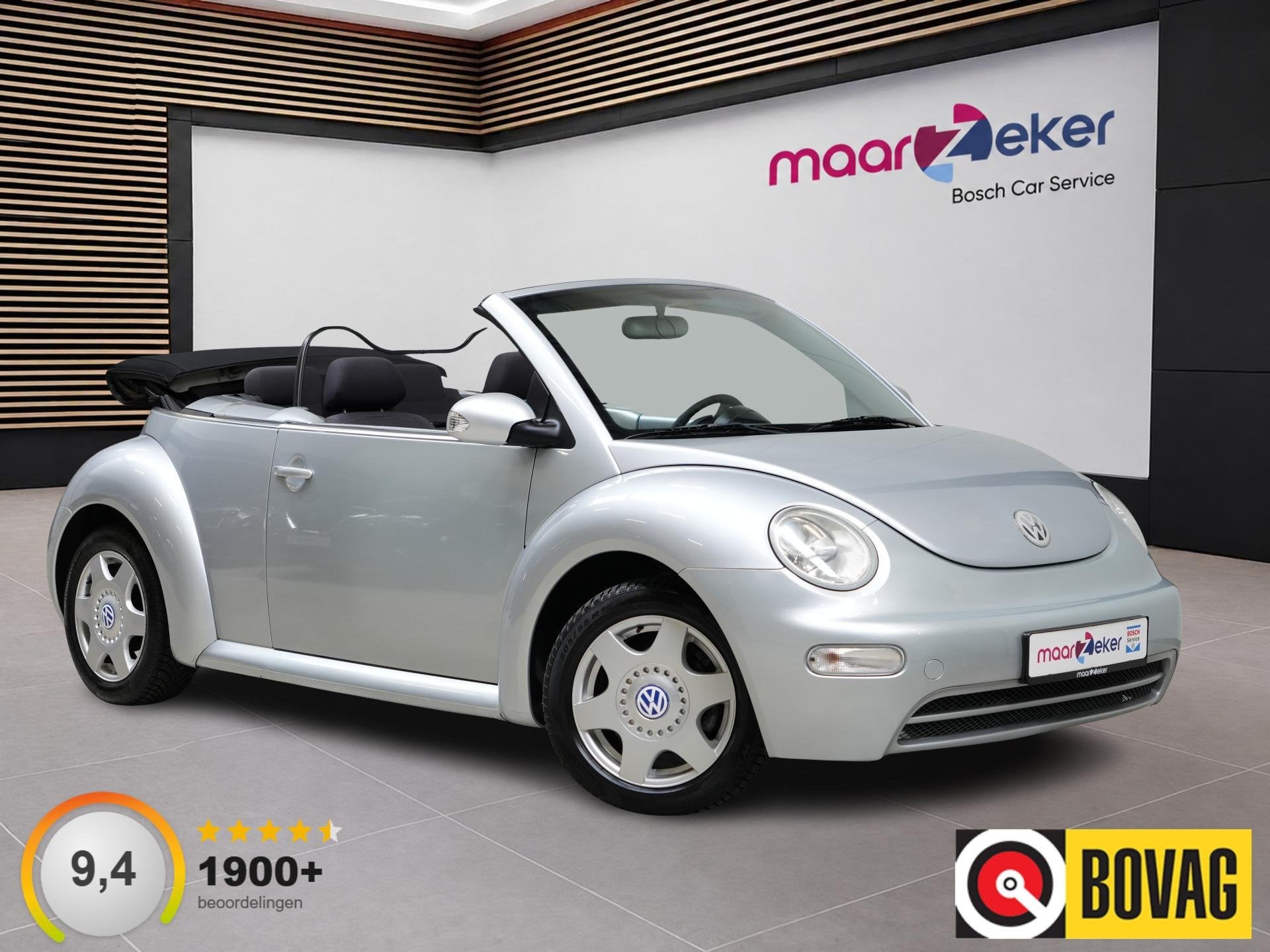 Volkswagen New Beetle Cabriolet 1.6 Highline All Season, Auto's, Stof, Gebruikt, Beetle (Kever), Cabriolet