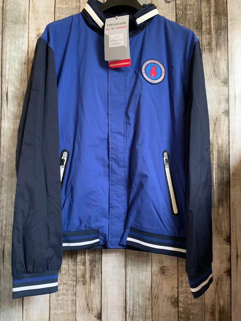 Super mooie winddichte jas van Finnmark (Maat 3XL), Verzenden, Nieuw, Blauw, Jas of Mantel