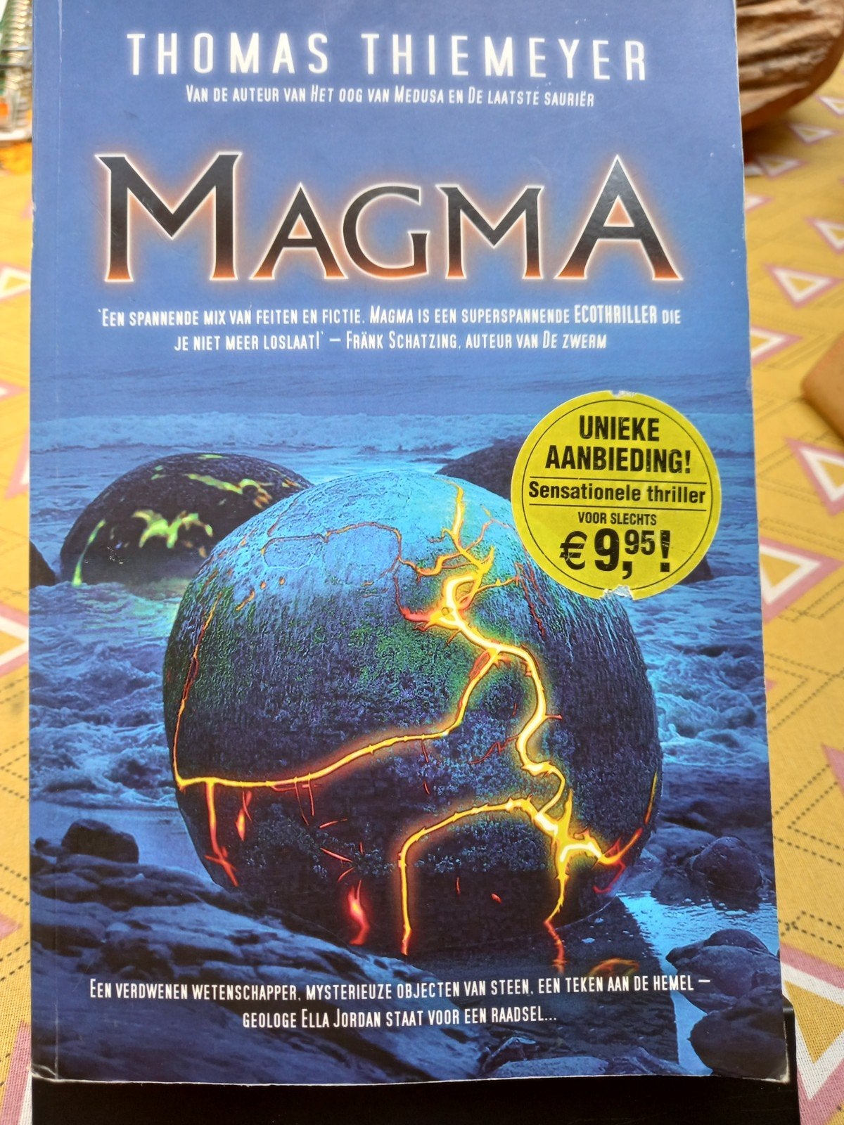 Magma van Thomas Thiemeyer., Ophalen of Verzenden, Gelezen, Thomas Thiemeyer