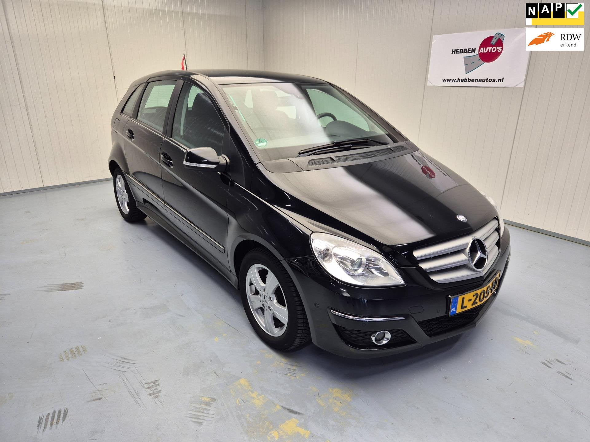Mercedes-Benz B-klasse 180 Business Class Automaat Navi Airc, Auto's, Euro 5, Stof, Gebruikt, Zwart