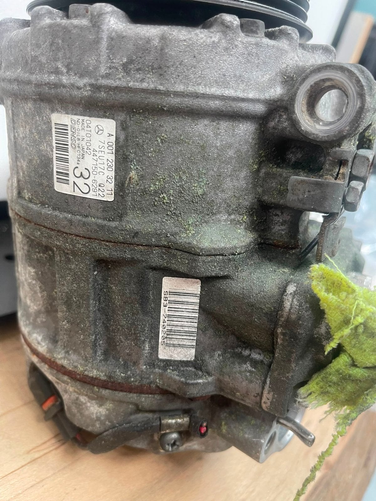 Airco Pomp Mercedes-Benz A 001 230 32 11 Gebruikt, Auto-onderdelen, Ophalen of Verzenden, Gebruikt, Mercedes-Benz