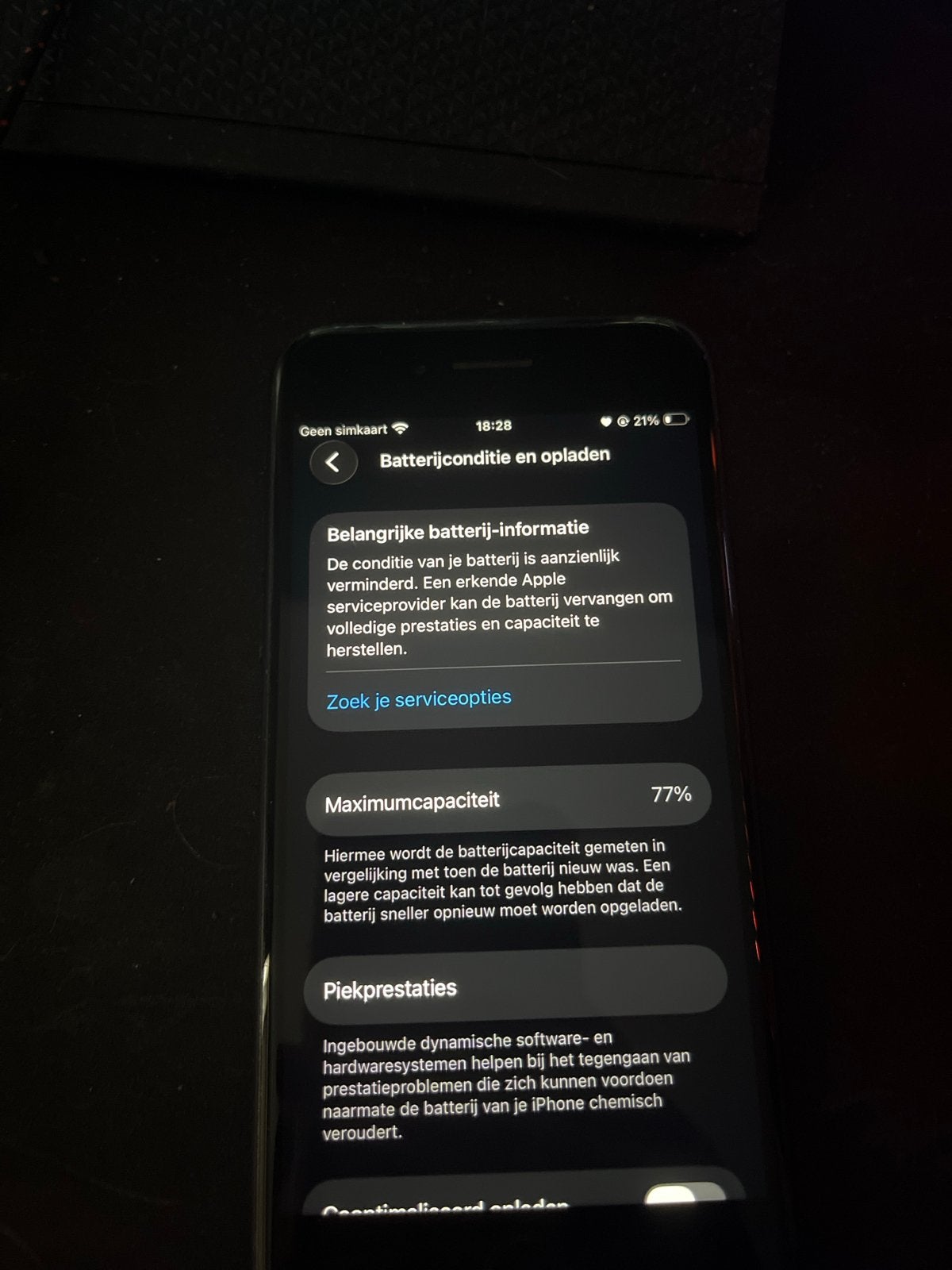 iPhone se 2020 Zwart - 64 GB - Batterij 77%, Telecommunicatie, Mobiele telefoons | Apple iPhone, Gebruikt, 64 GB, Zonder abonnement