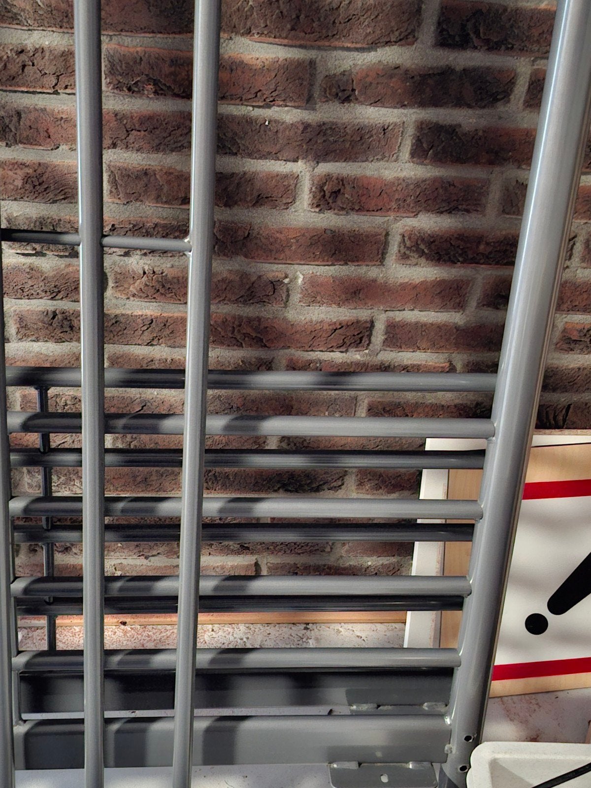 IKEA Svarta 2  persoons zwart metalen stapelbed, 90 cm, Tweepersoons, Ophalen of Verzenden, Zo goed als nieuw