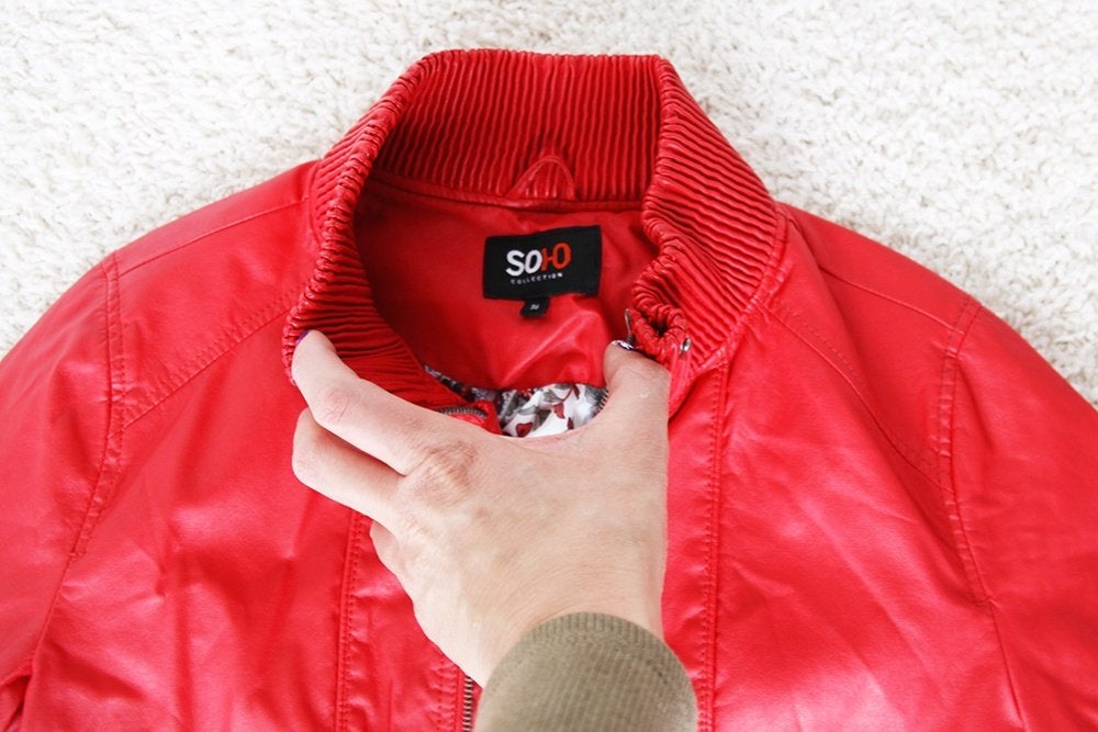 Mooie Soho Leather Look Jas (Maat 36) € 30,-, Soho, Ophalen of Verzenden, Zo goed als nieuw, Maat 36 (S)