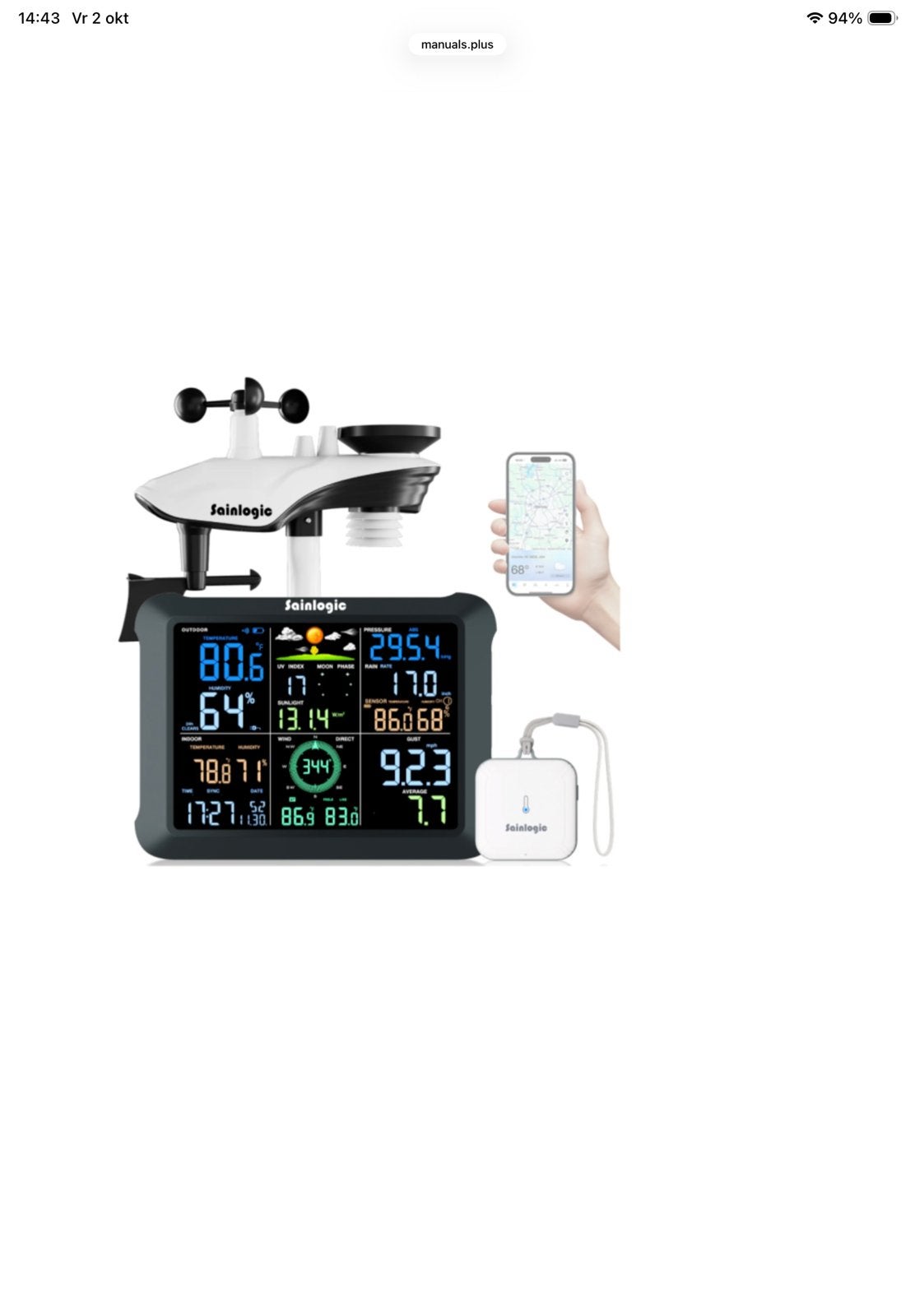 Weerstation met app, Ophalen of Verzenden, Nieuw