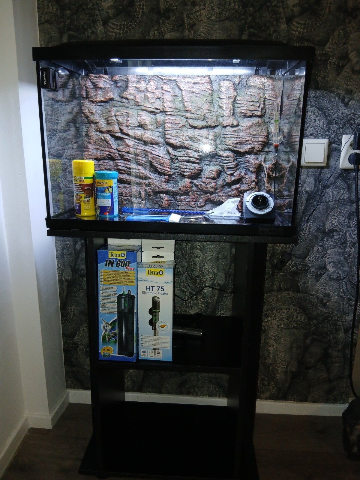 superfish 70 liter aquarium met meubel, Ophalen, Leeg aquarium