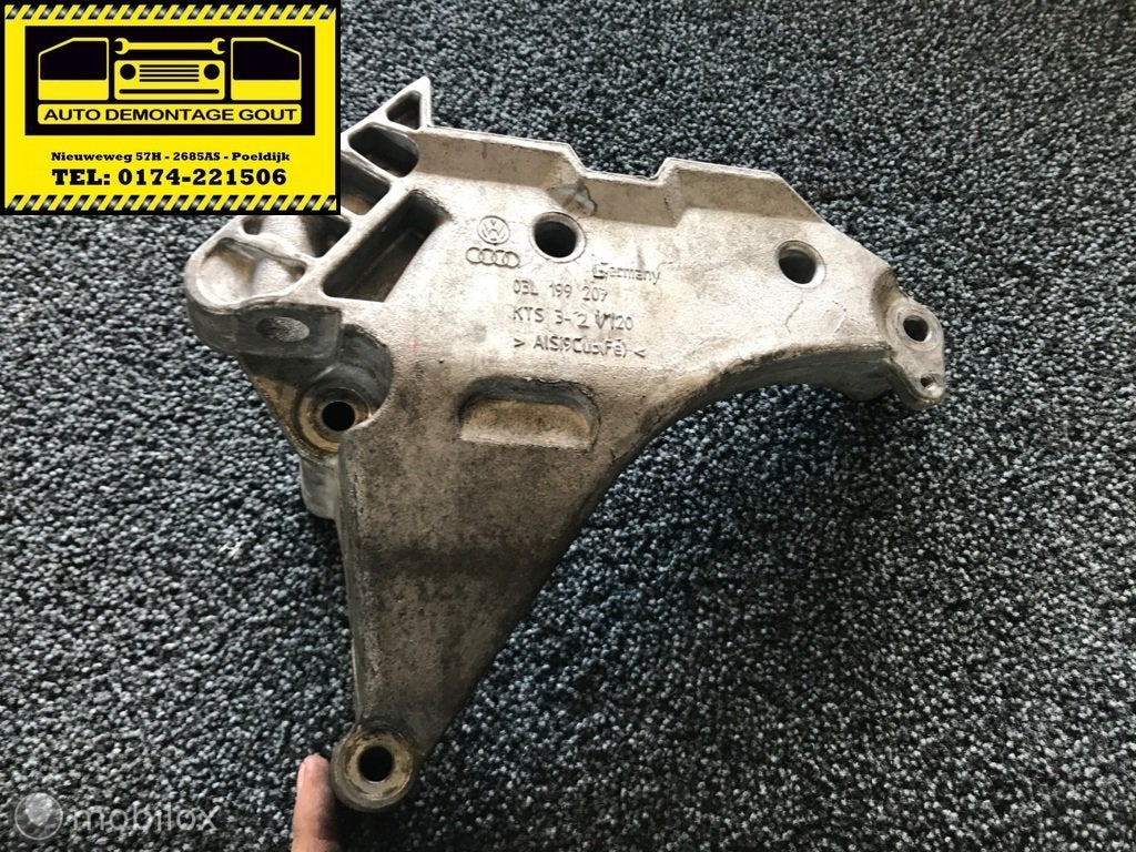 Volkswagen Golf 6 1.6tdi CAY Motorsteun 03L199207, Gebruikt, Volkswagen, Ophalen of Verzenden, Volkswagen