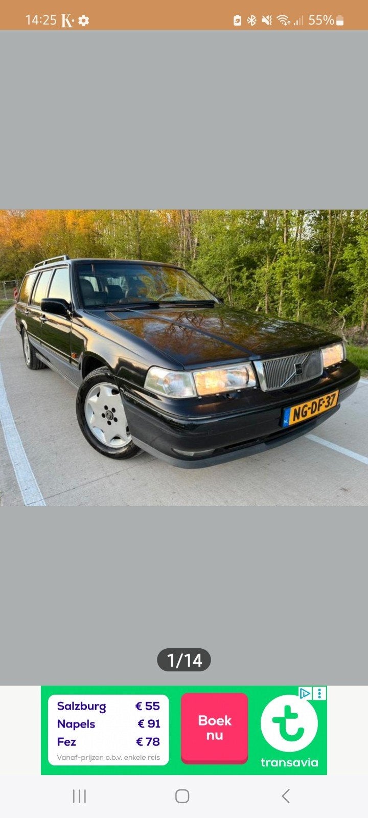 Volvo 960 2.5 I 24V AUT 1995 Zwart, Automaat, Zwart, Origineel Nederlands, Stationwagon