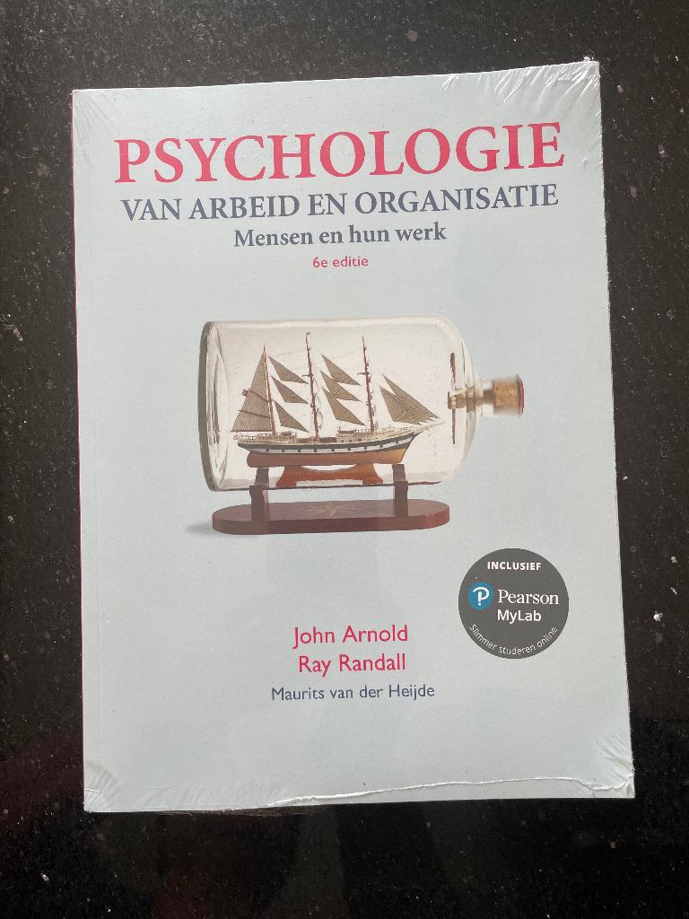 Psychologie van arbeid en organisatie, Ophalen of Verzenden, Nieuw, Overige onderwerpen, John Arnold en Ray Randall