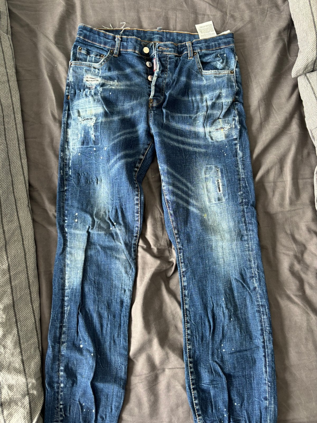 Dsquared spijkerbroek, Ophalen, Zo goed als nieuw, Blauw, W33 - W34 (confectie 48/50)