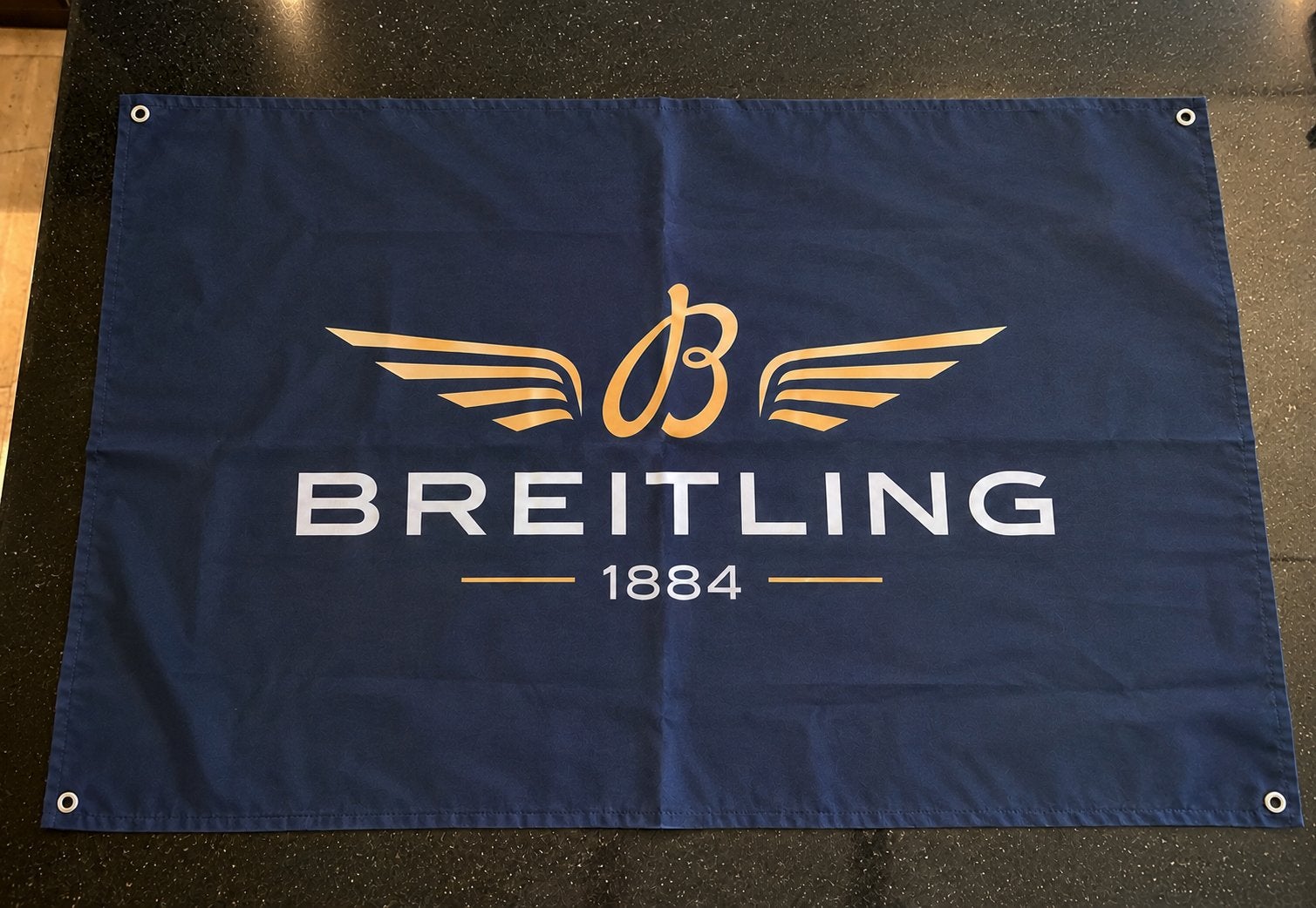 Breitling 1884 Premium Banner Spandoek, Ophalen of Verzenden, Nieuw