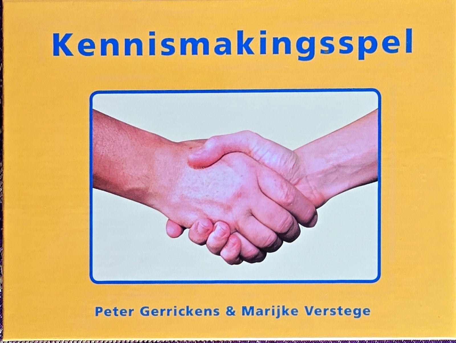 Kennismakingsspel - Peter Gerrickens & Marijke Versteege, Drie of vier spelers, Ophalen of Verzenden, Gebruikt, Peter Gerrickens & Marijke Versteege
