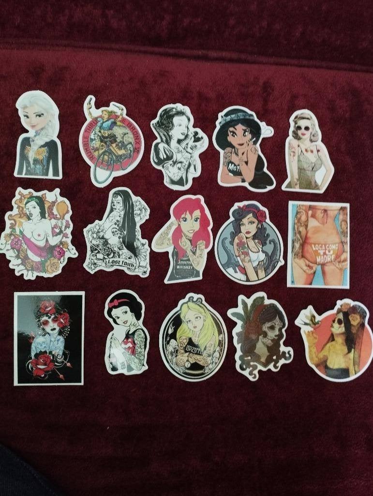 Div tattoo stickers, Ophalen, Nieuw, Strip of Tekenfilm