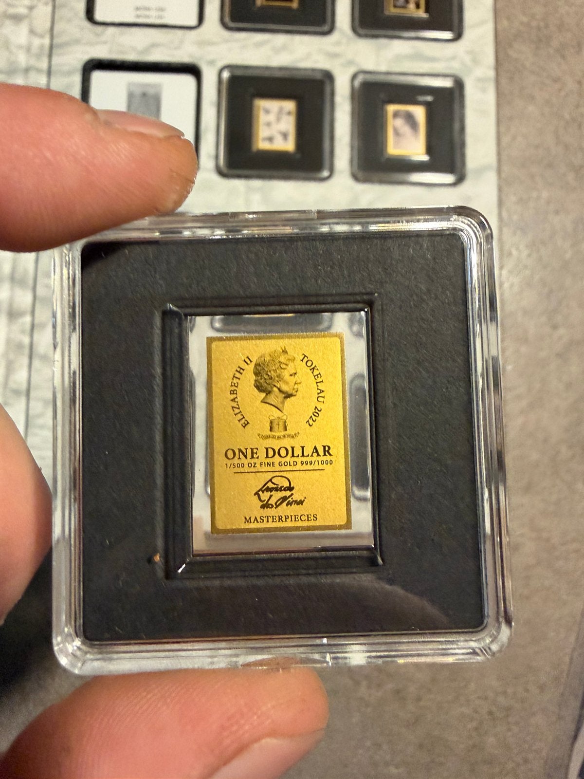 Leonardi da vinci Gold collectie, Ophalen of Verzenden, Goud
