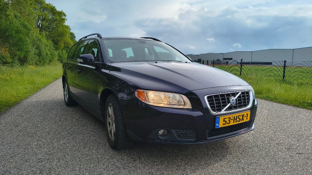 Volvo V70 2.0 Kinetic 2009 Blauw, Auto's, Voorwielaandrijving, 145 pk, 4 cilinders, 1360 kg