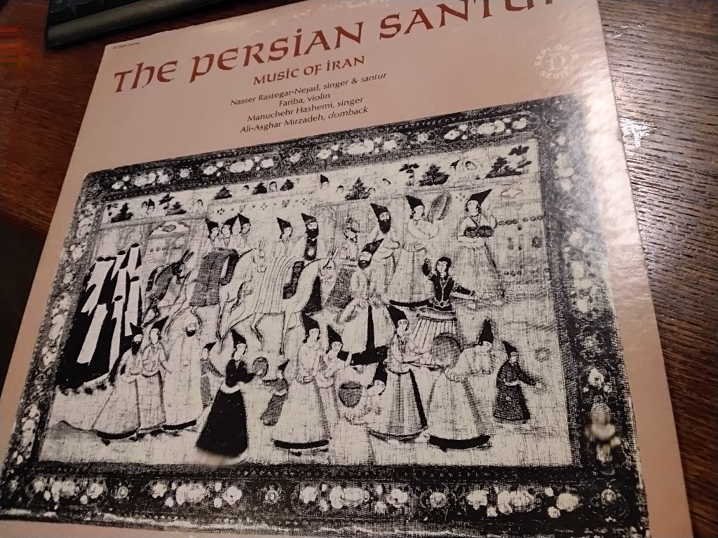 The Persian Santur / Music Of Iran Nonesuch LP   US  1970, Gebruikt, Traditioneel en Volksmuziek, Ophalen of Verzenden, 12 inch