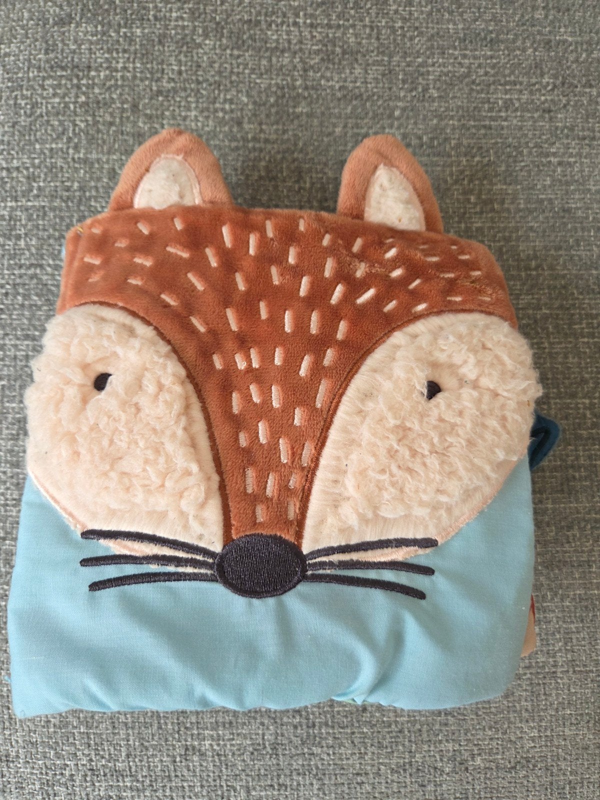 Hema baby stoffen babyboekje met vosje en bosdieren, Ophalen of Verzenden, Zo goed als nieuw, Overige typen