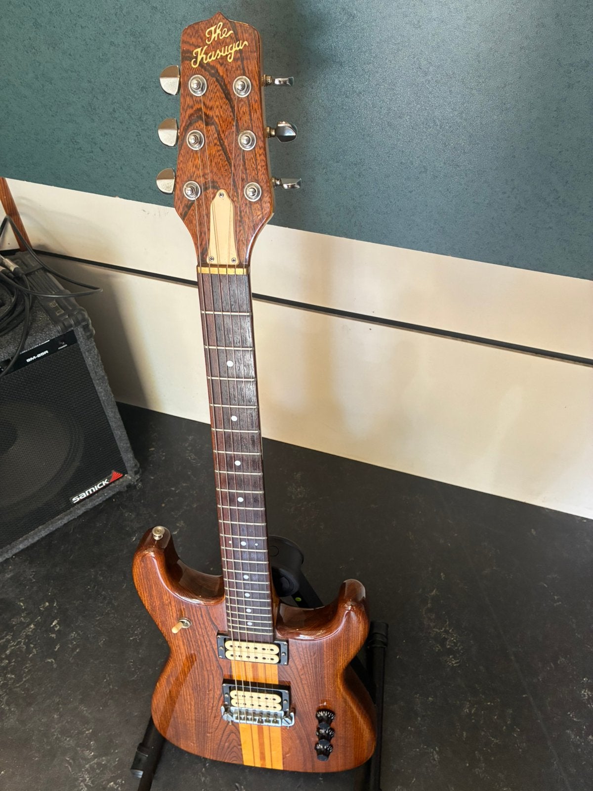 The Kasuga Elektrische Gitaar Japan, Ophalen of Verzenden, Zo goed als nieuw, Solid body, Overige merken