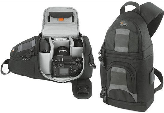 Lowepro SlingShot 100 AW, Lowepro, Rugtas, Nieuw, Zwart