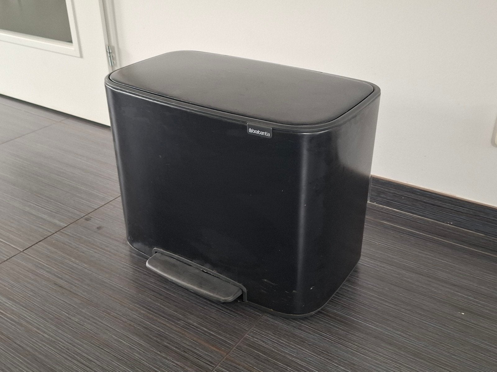Prullenbak Brabantia, Ophalen, Gebruikt, Met pedaal, Metaal