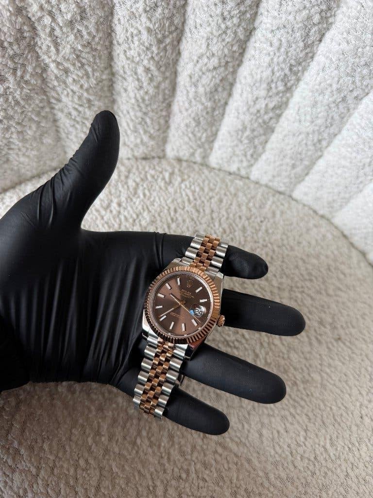 Rolex Datejust, Ophalen, Zo goed als nieuw, Zilver, Staal