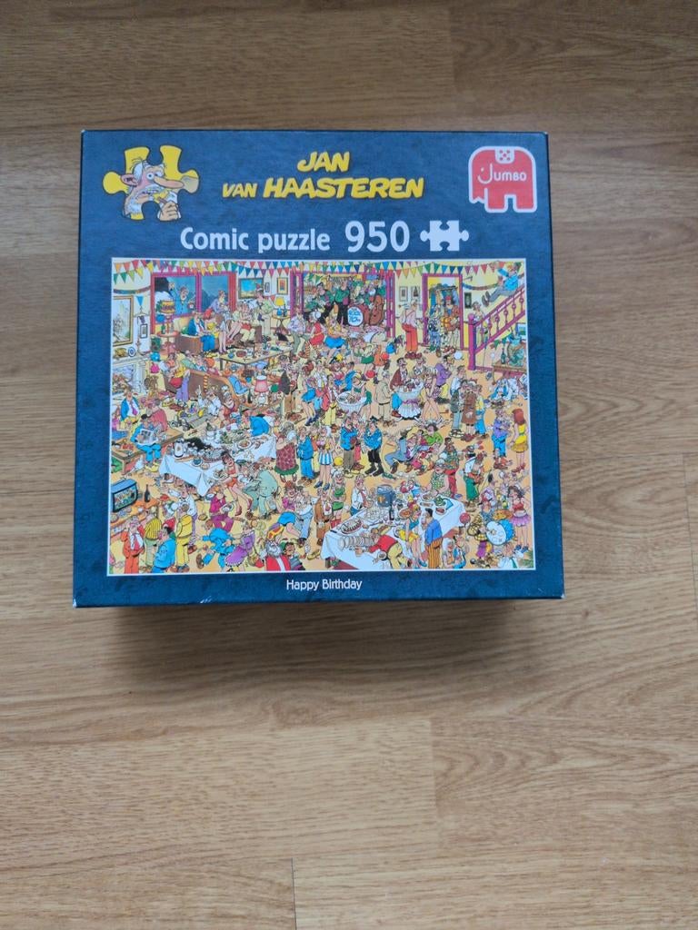 Jan van Haasteren Happy Birthday Puzzel 950 stukjes, Ophalen of Verzenden, 500 t/m 1500 stukjes, Gebruikt, Legpuzzel