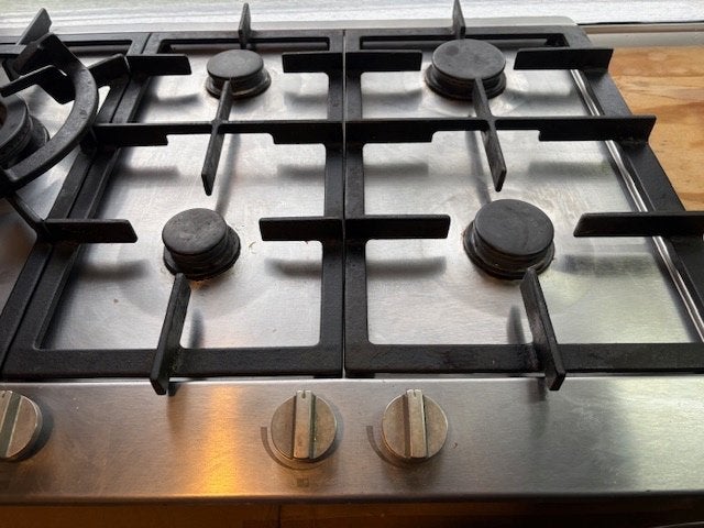 Luxe Siemens gaskookplaat met wokbrander., Ophalen, Gebruikt, Inbouw, Gas