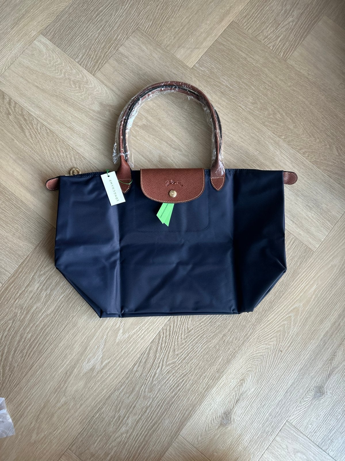 Longchamp Le Pliage Handtas - Nieuw met labels, Ophalen of Verzenden, Nieuw, Blauw, Handtas
