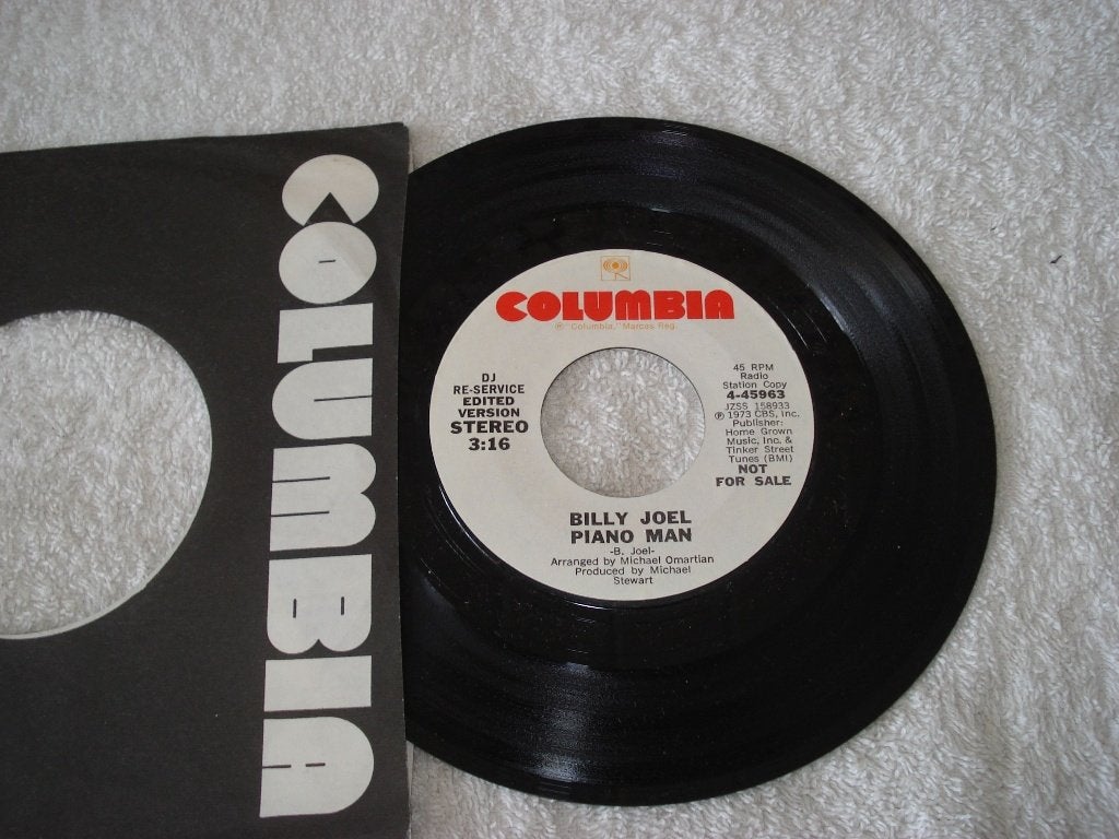 Billy Joel   Promo   Piano Man  USA     Orgineel, Originele persing, Ophalen of Verzenden, Zo goed als nieuw, Pop