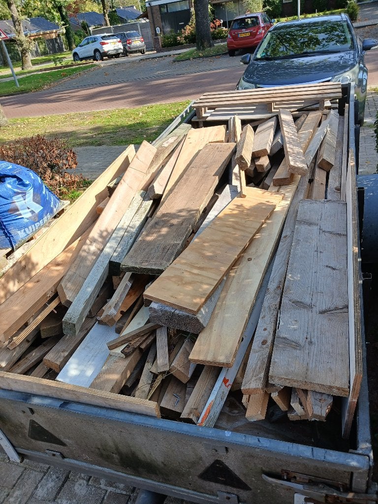 Gratis Afhalen: brandhout resthout, Tuin en Terras, Minder dan 3 m³, Ophalen, Overige houtsoorten, Blokken