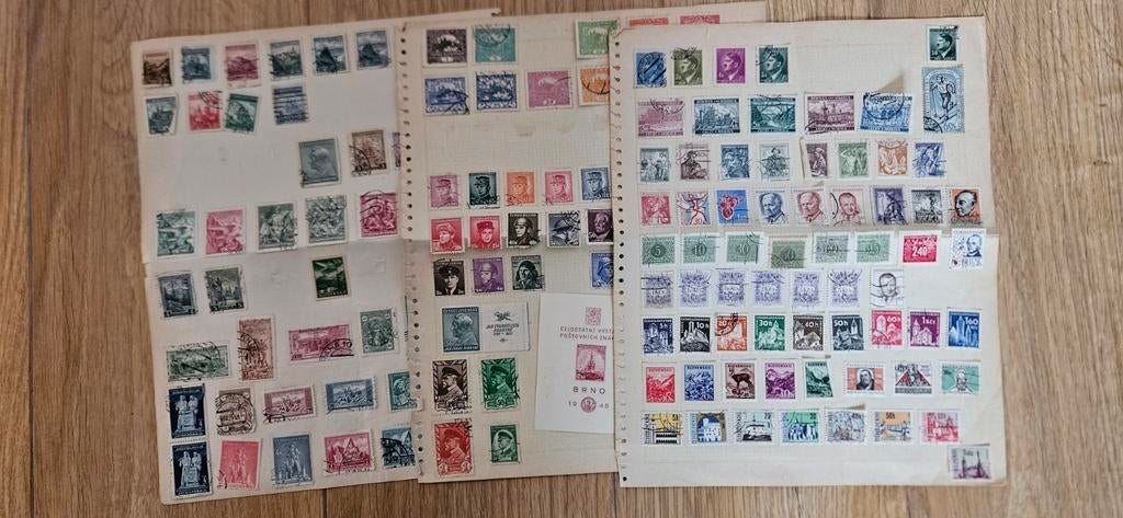Postzegels Tsjechoslowakije, Postzegels en Munten, Postzegels | Europa | Overig, Ophalen of Verzenden, Overige landen, Gestempeld