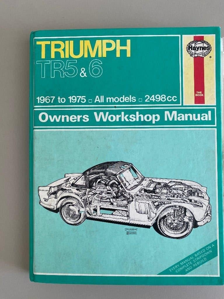 HAYNES owner workshop Manual TR5 & TR6, Ophalen of Verzenden, Triumph