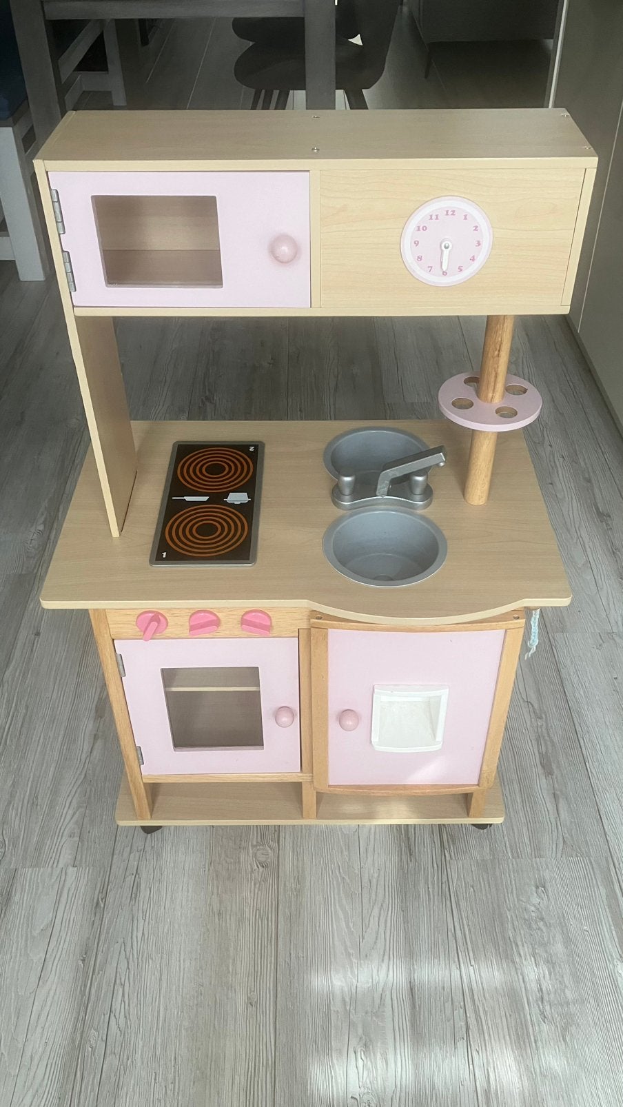Keuken met accesoires, Ophalen, Gebruikt, Hout, Speelkeuken